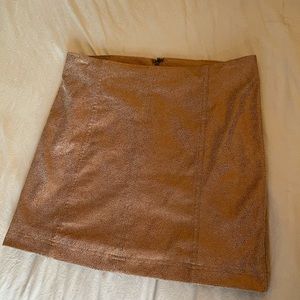 Free People Champagne / Gold skirt